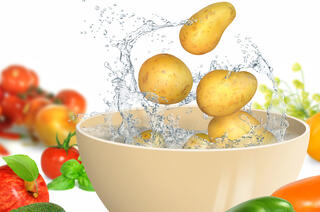 Obst und Gemüse reinigen