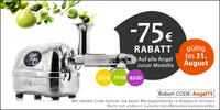 Angel Juicer 5500 7500 8500 Sonderaktion