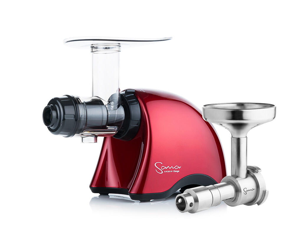 Sana Juicer by Omega EUJ-707 rot + Ölpresse Set | EUJUICERS.DE