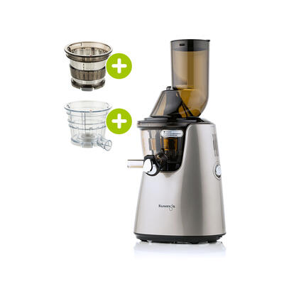 Kuvings C9500 Entsafter silber plus Smoothie- & Eiscreme-Set | EUJUICERS.DE