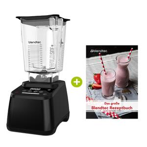 Blendtec Designer 625 Schwarz inkl. Wildside+ Jar und Rezeptbuch | EUJUICERS.DE