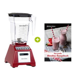 Blendtec Total Blender rot plus Rezeptbuch | EUJUICERS.DE