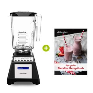 Blendtec Total Blender schwarz plus Rezeptbuch | EUJUICERS.DE