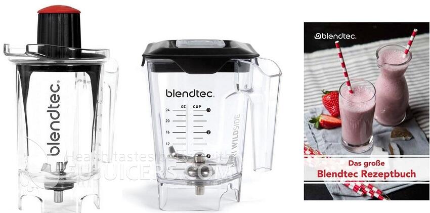 Blendtec Pro 750 Blender with WildSide+ and Mini WildSide+ Jars