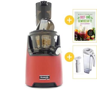 Kuvings EVO820 Whole Slow Juicer Rot mit Werbegeschenken | EUJUICERS.DE