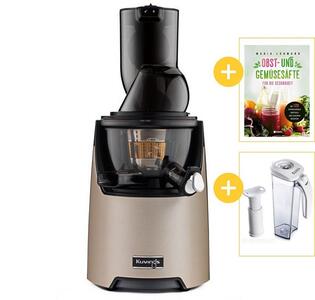 Kuvings EVO820 Whole Slow Juicer Champagner Gold mit Werbegeschenken | EUJUICERS.DE