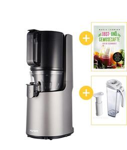 Hurom H200 Slow Juicer Titanium mit Werbegeschenken | EUJUICERS.DE