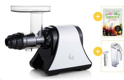 Vidia Entsafter SJ-002 weiß mit Werbegeschenken | EUJUICERS.DE