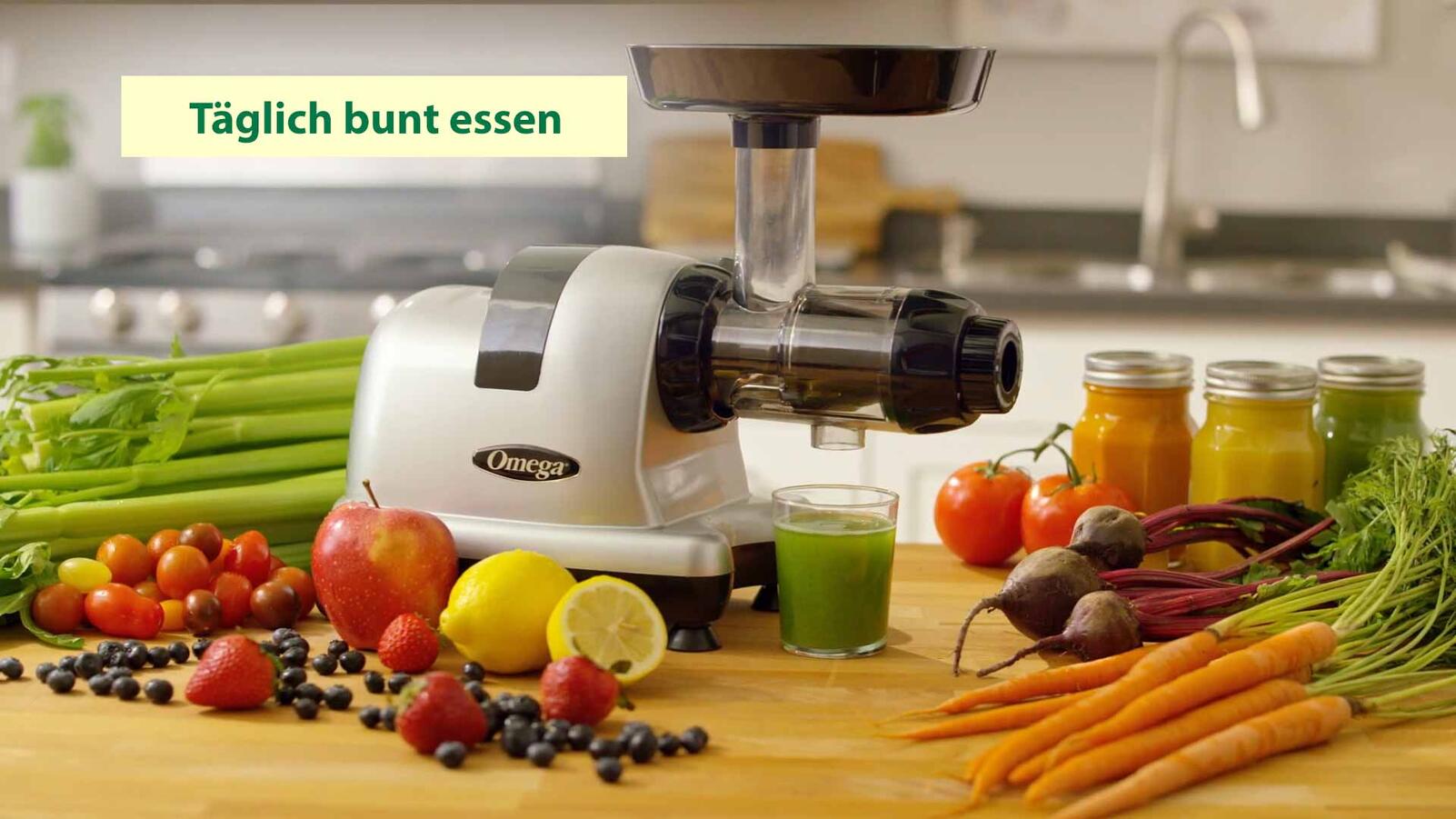 Omega Juicers MM900 SelleriesaftEntsafter