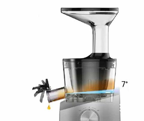 7° Neigungswinkel - Dahlert SJ-19 Slow Juicer