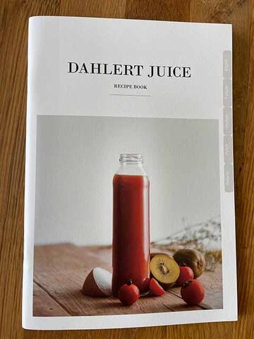 Rezeptbuch in 5 Sprachen für Dahlert Slow Juicer DT-SJ-19